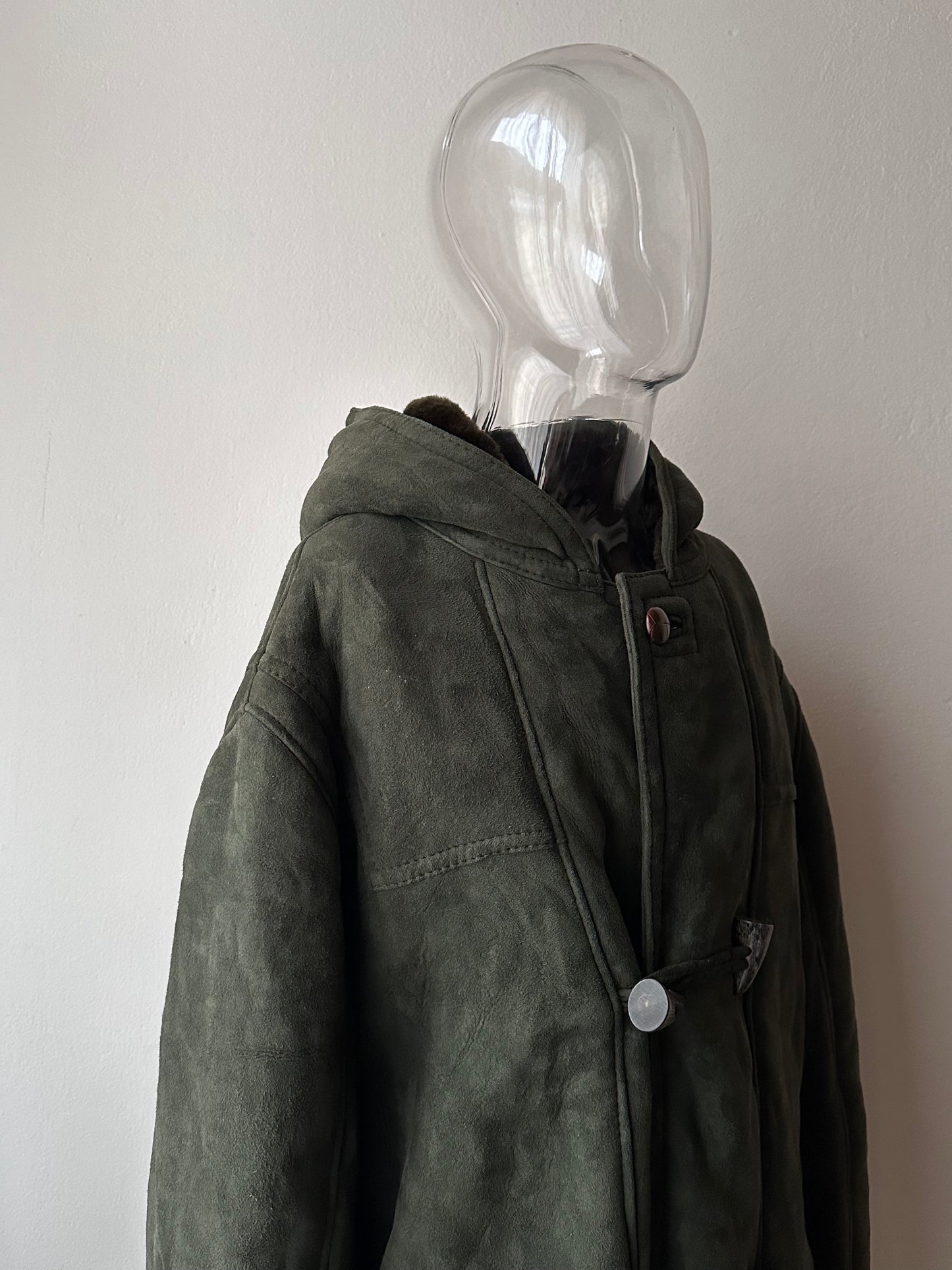 1970s Gloverall sheepskin duffle coat