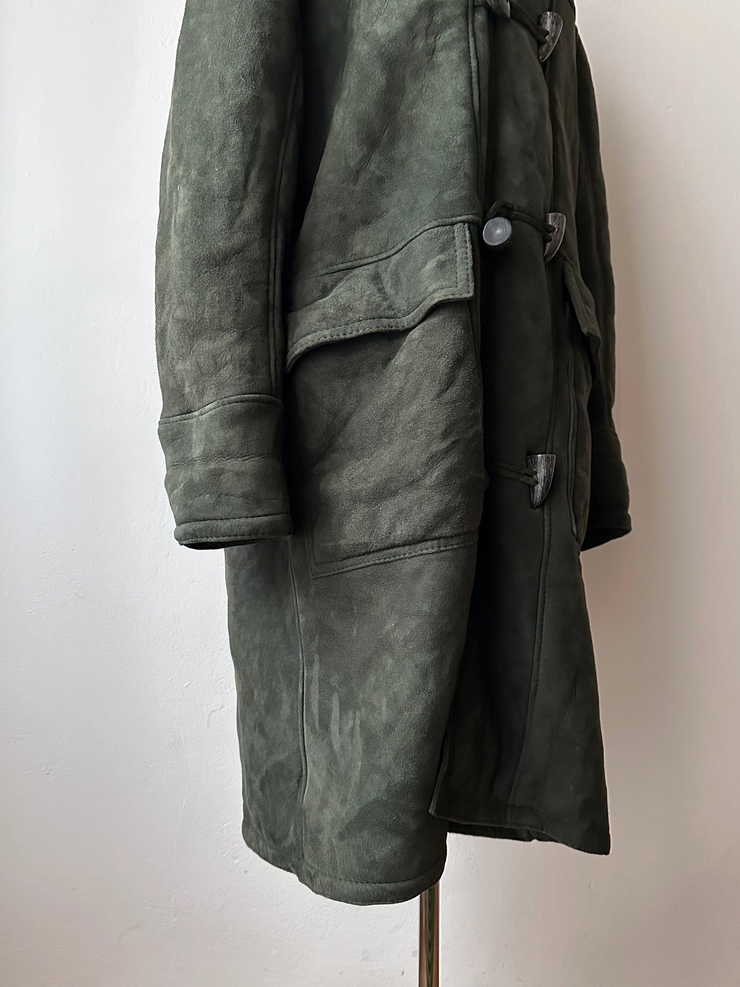 1970s Gloverall sheepskin duffle coat