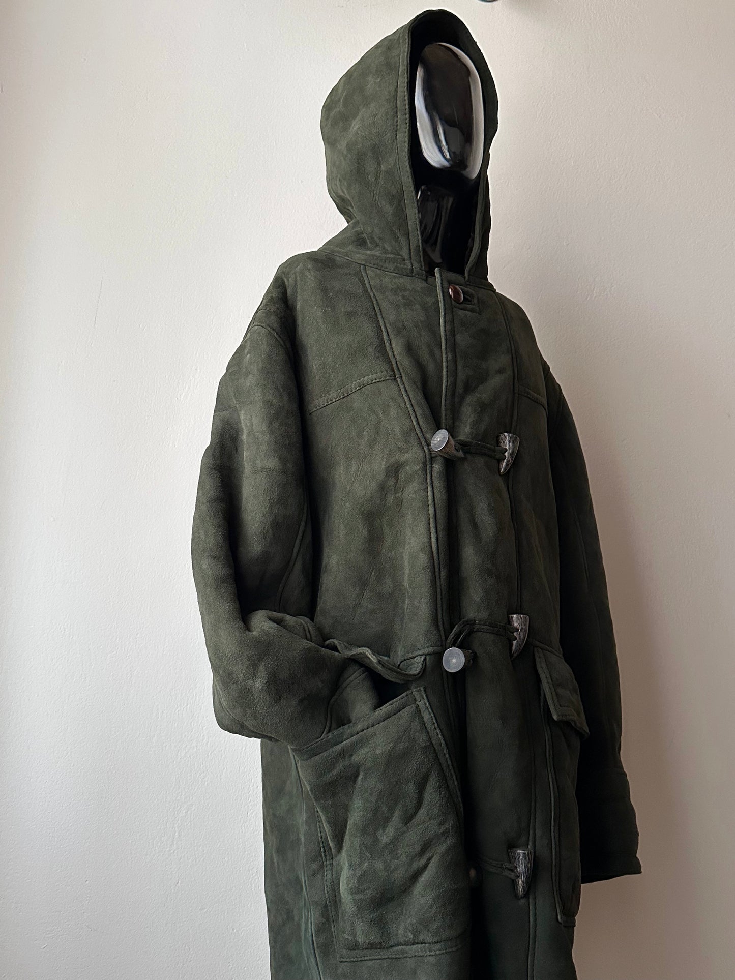 1970s Gloverall sheepskin duffle coat