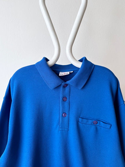 deadstock polo sweatshirt - XXL