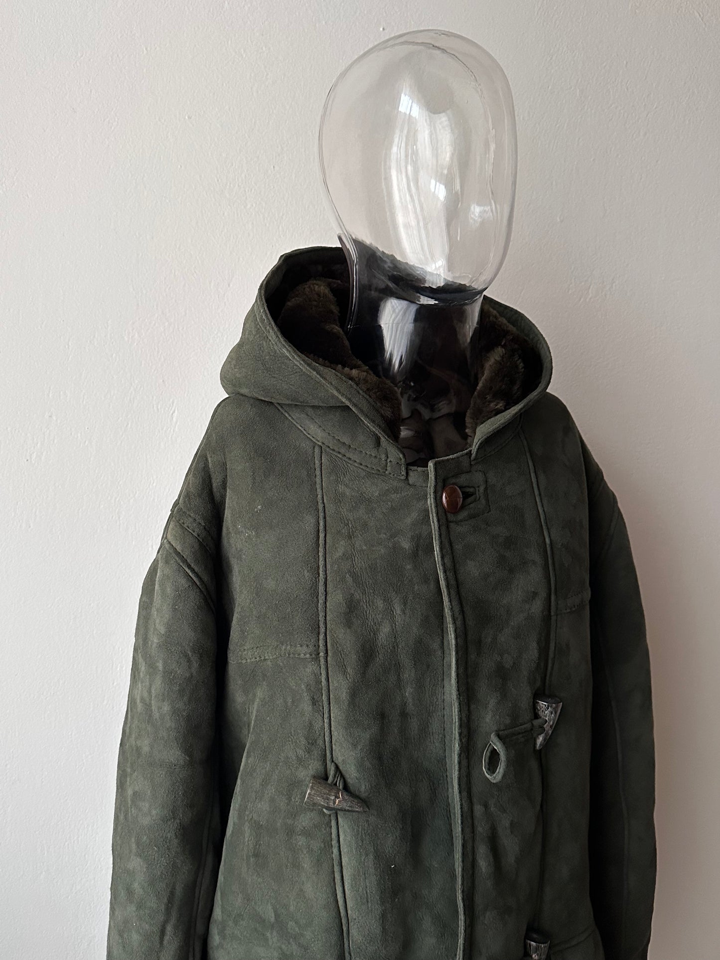 1970s Gloverall sheepskin duffle coat