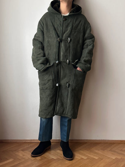 1970s Gloverall sheepskin duffle coat