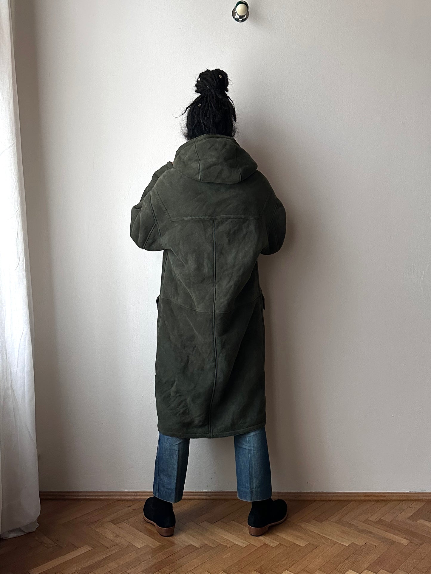 1970s Gloverall sheepskin duffle coat