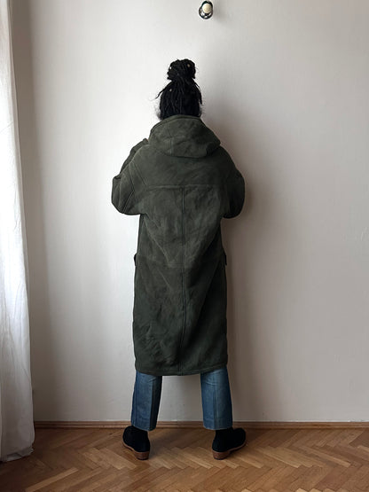 1970s Gloverall sheepskin duffle coat