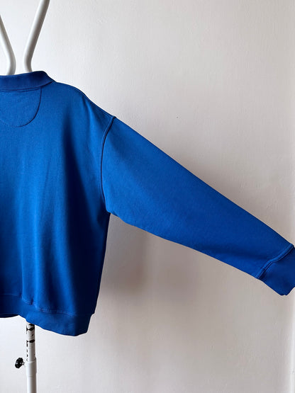 deadstock polo sweatshirt - XXL