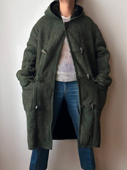 1970s Gloverall sheepskin duffle coat