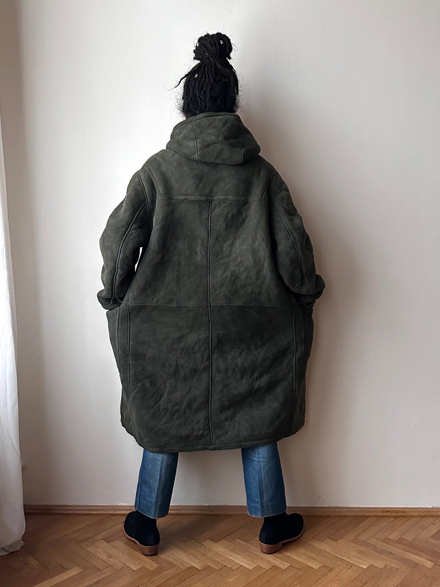 1970s Gloverall sheepskin duffle coat
