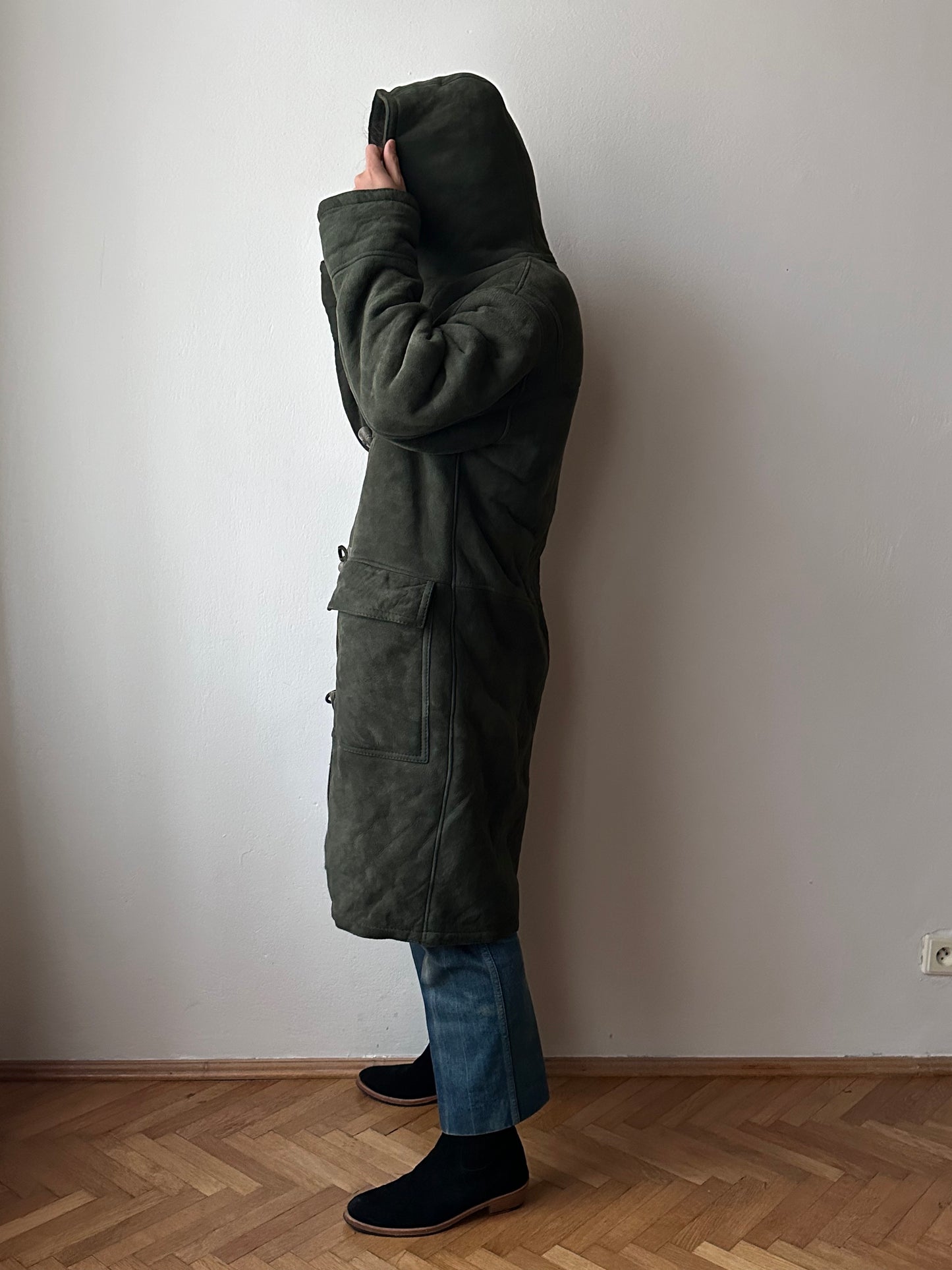 1970s Gloverall sheepskin duffle coat