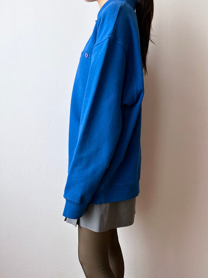 deadstock polo sweatshirt - XXL