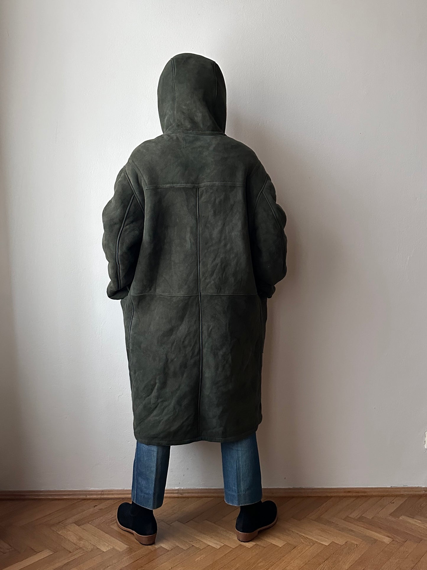 1970s Gloverall sheepskin duffle coat