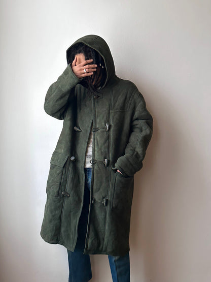 1970s Gloverall sheepskin duffle coat