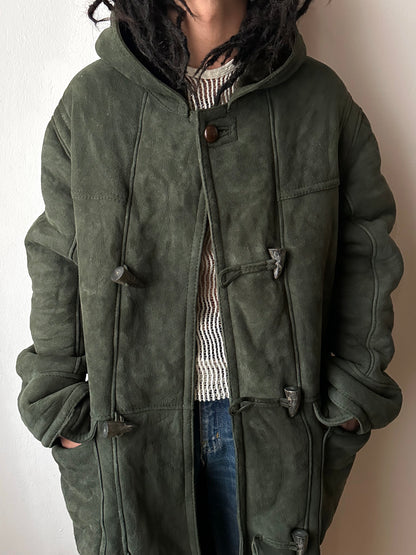 1970s Gloverall sheepskin duffle coat