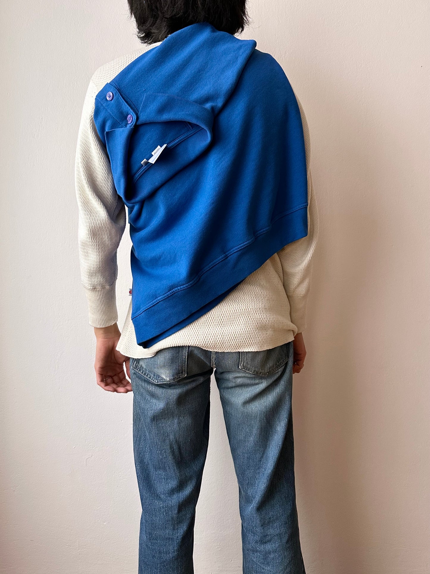 deadstock polo sweatshirt - XXL