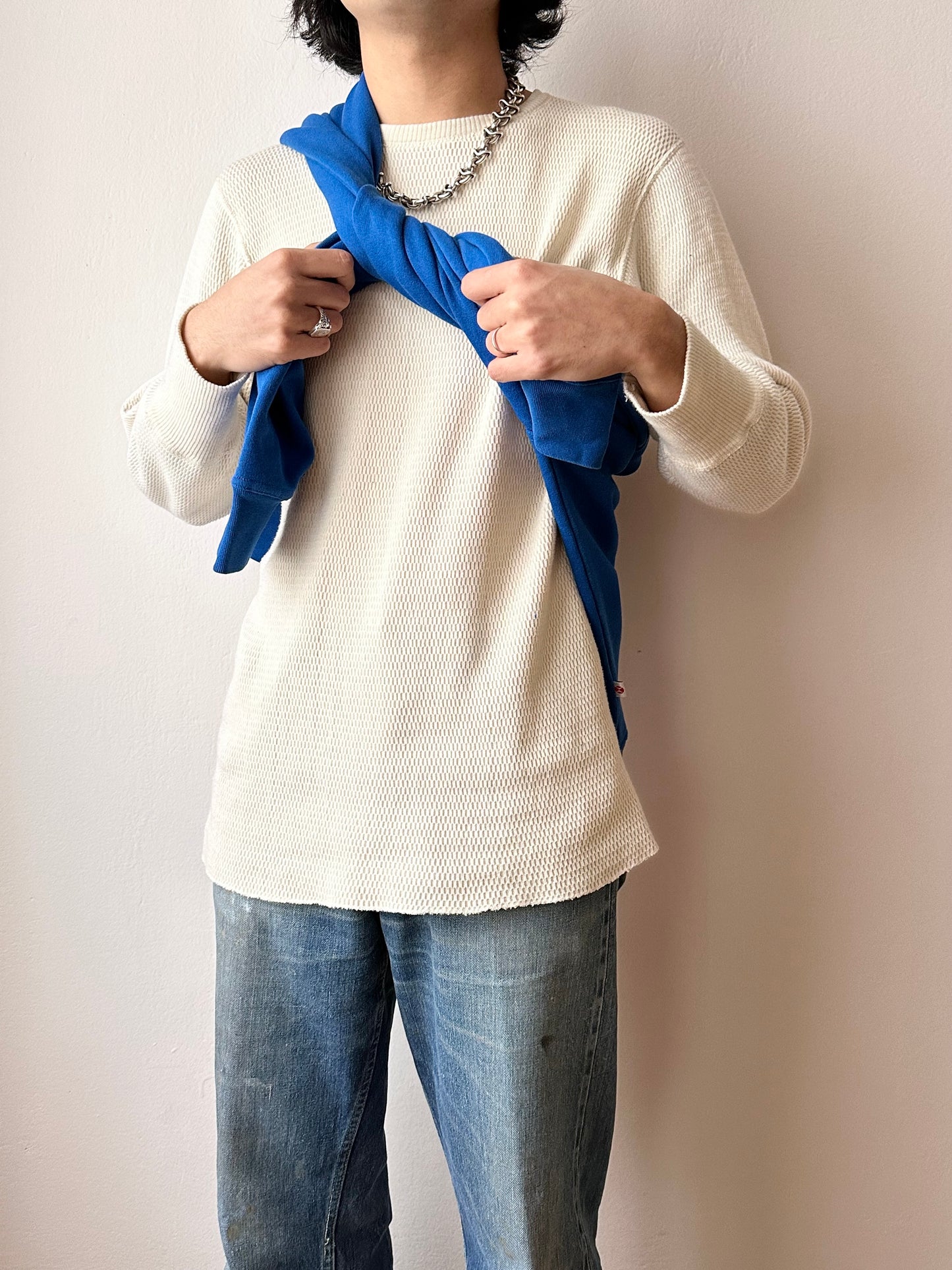 deadstock polo sweatshirt - XXL