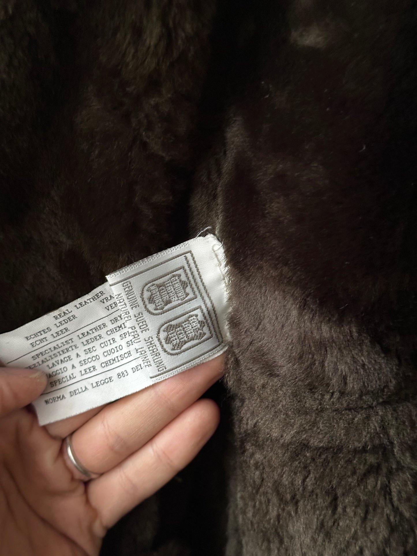 1970s Gloverall sheepskin duffle coat