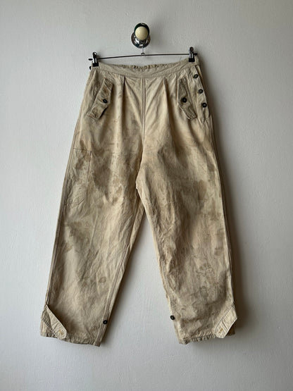 Vintage Czechoslovak military work trousers - w30