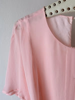 pure baby pink silk