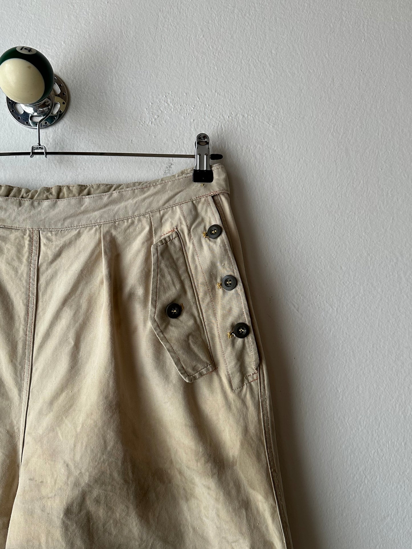 Vintage Czechoslovak military work trousers - w30