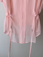 pure baby pink silk