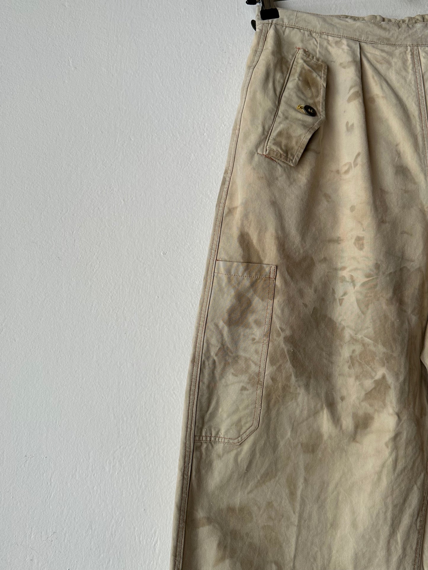 Vintage Czechoslovak military work trousers - w30
