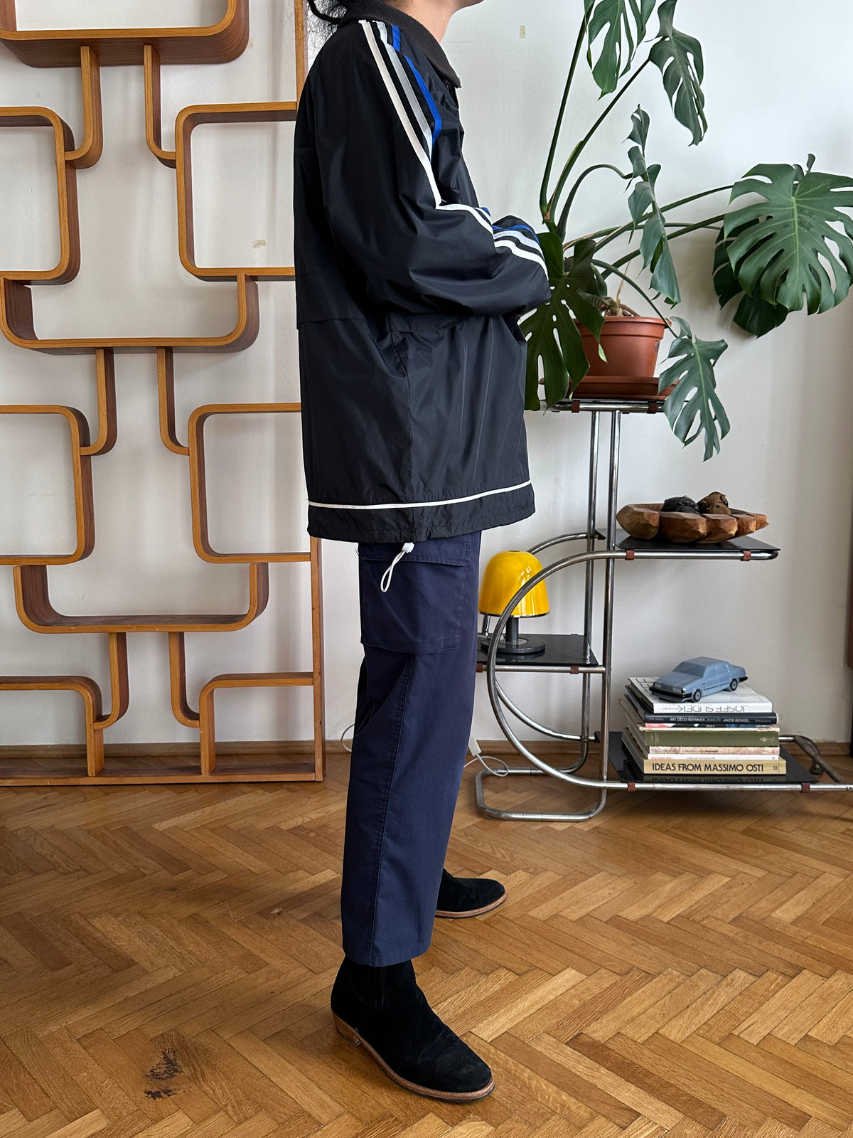 1990s Adidas Nylon smock