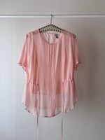 pure baby pink silk