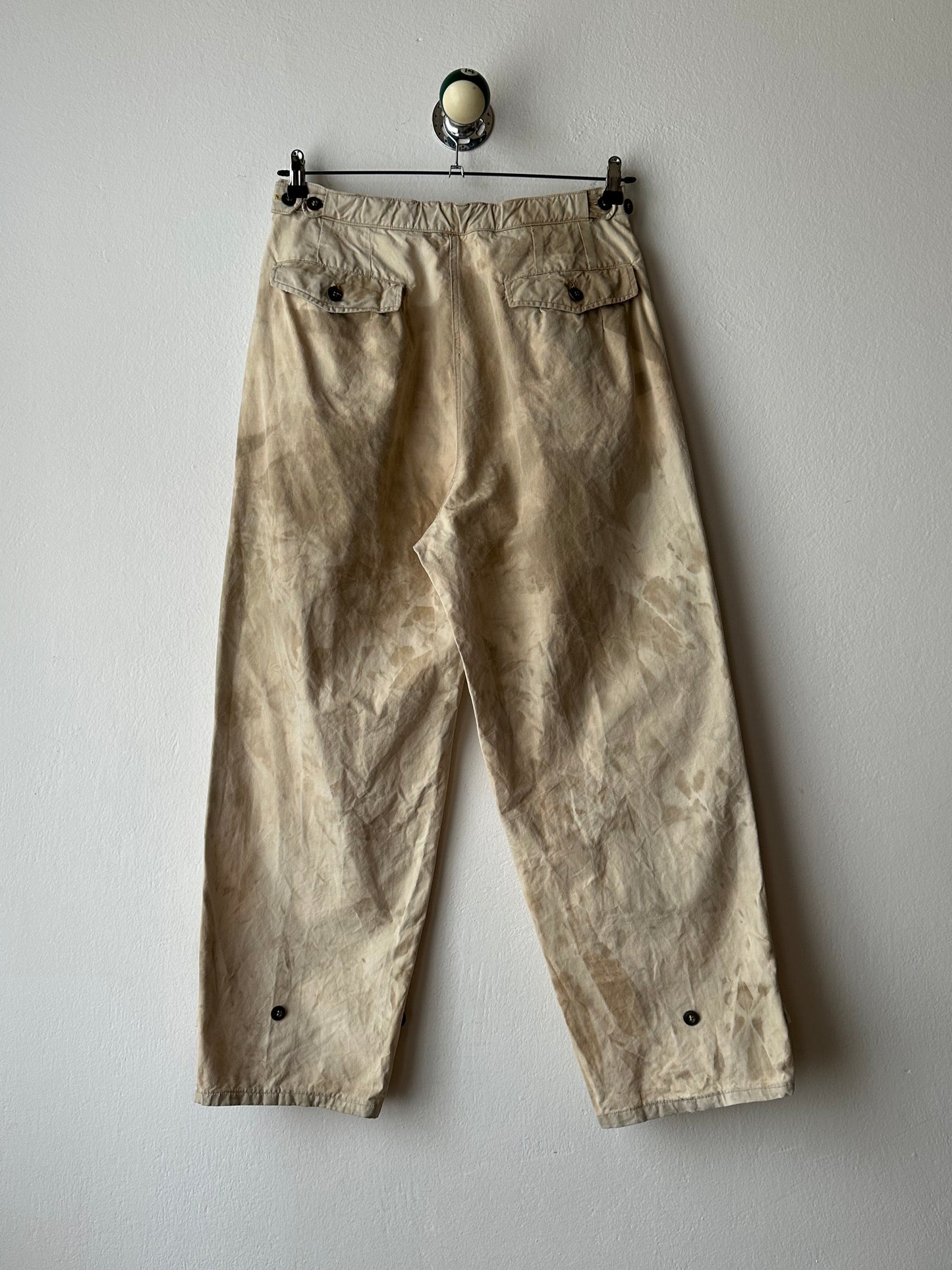 Vintage Czechoslovak military work trousers - w30
