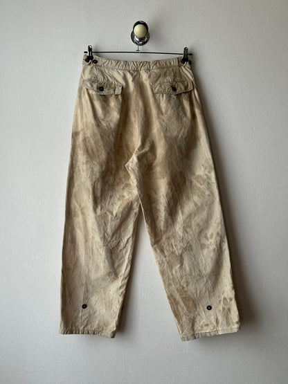 Vintage Czechoslovak military work trousers - w30