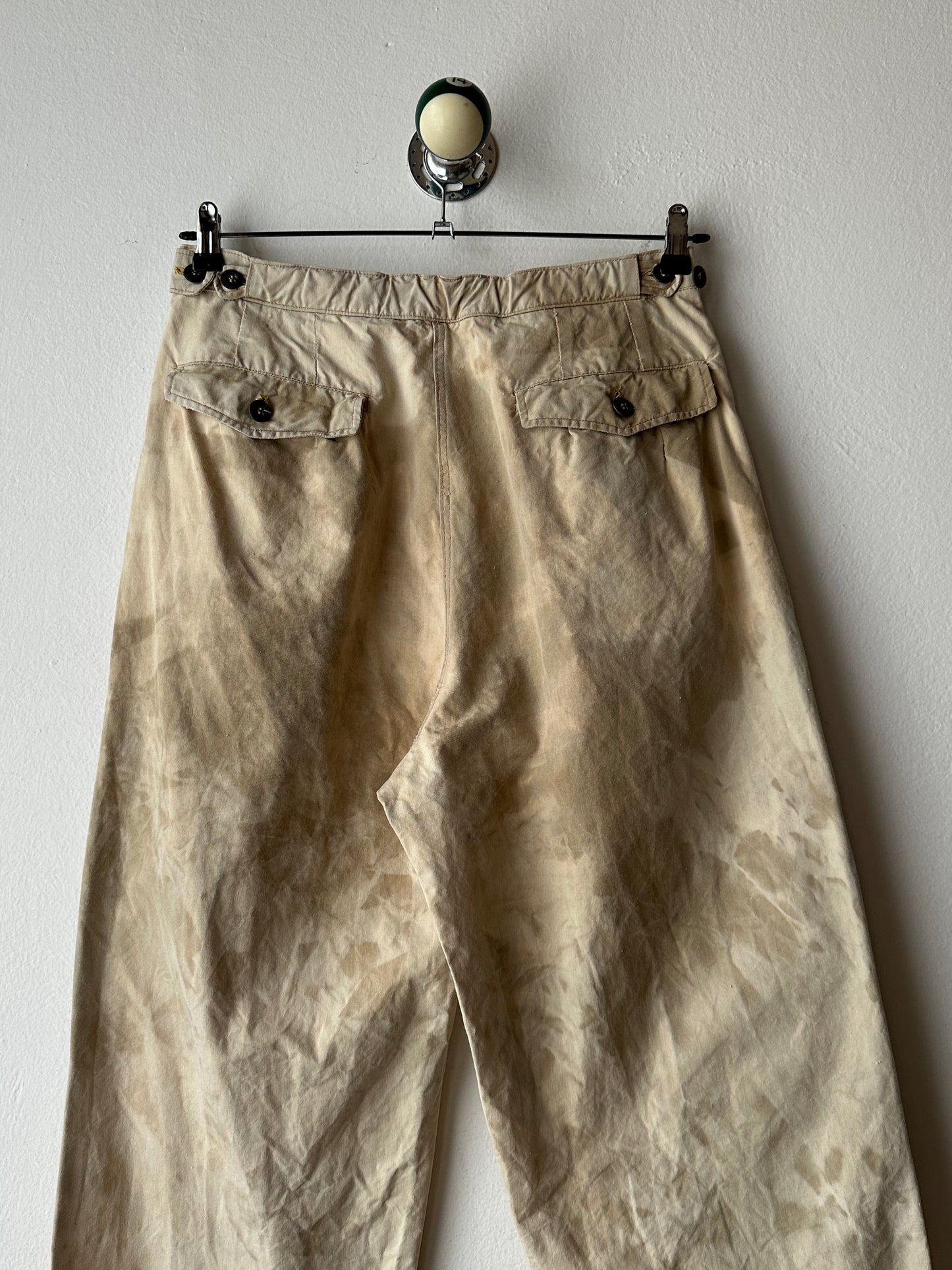 Vintage Czechoslovak military work trousers - w30
