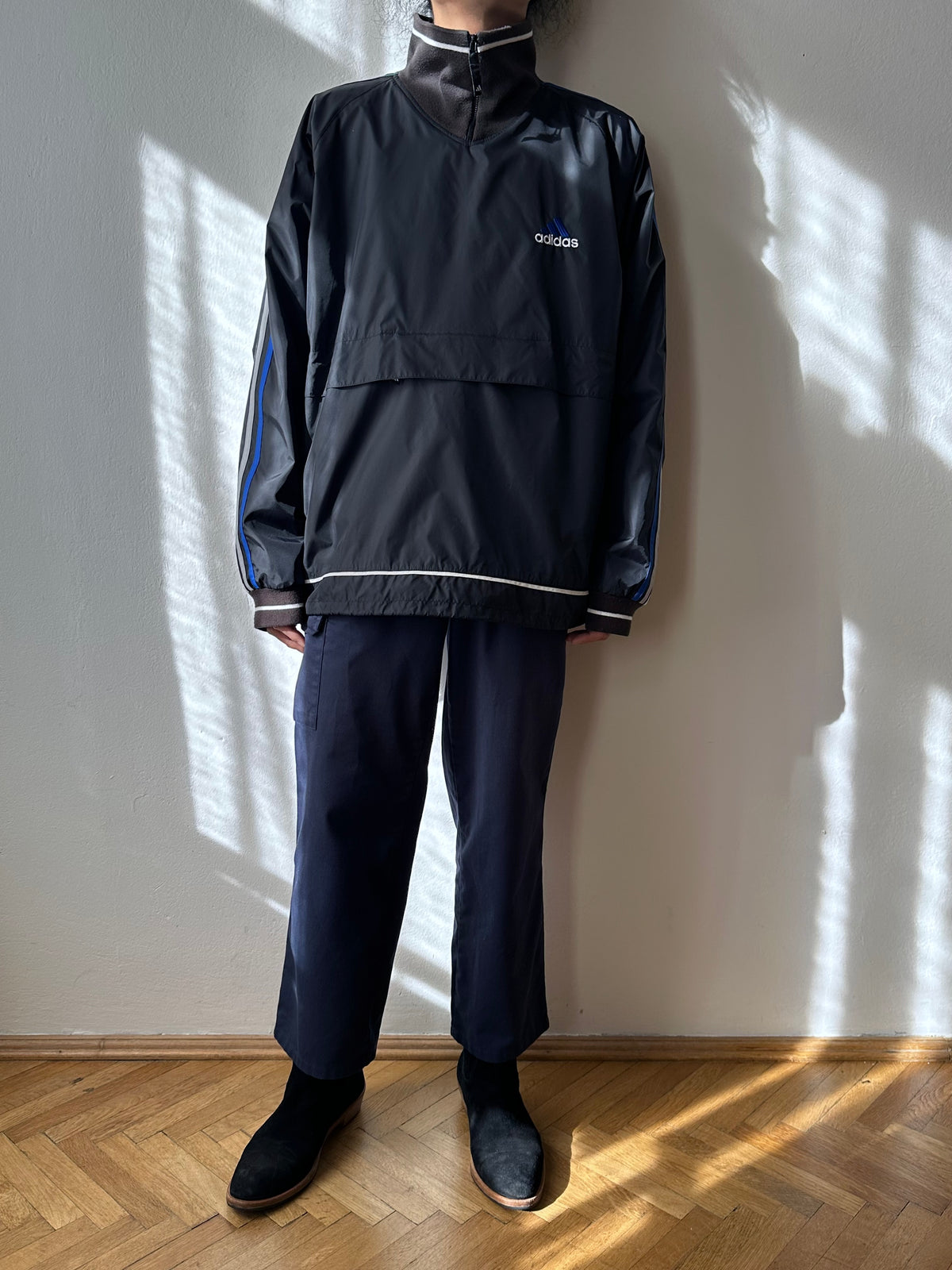 1990s Adidas Nylon smock