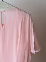 pure baby pink silk