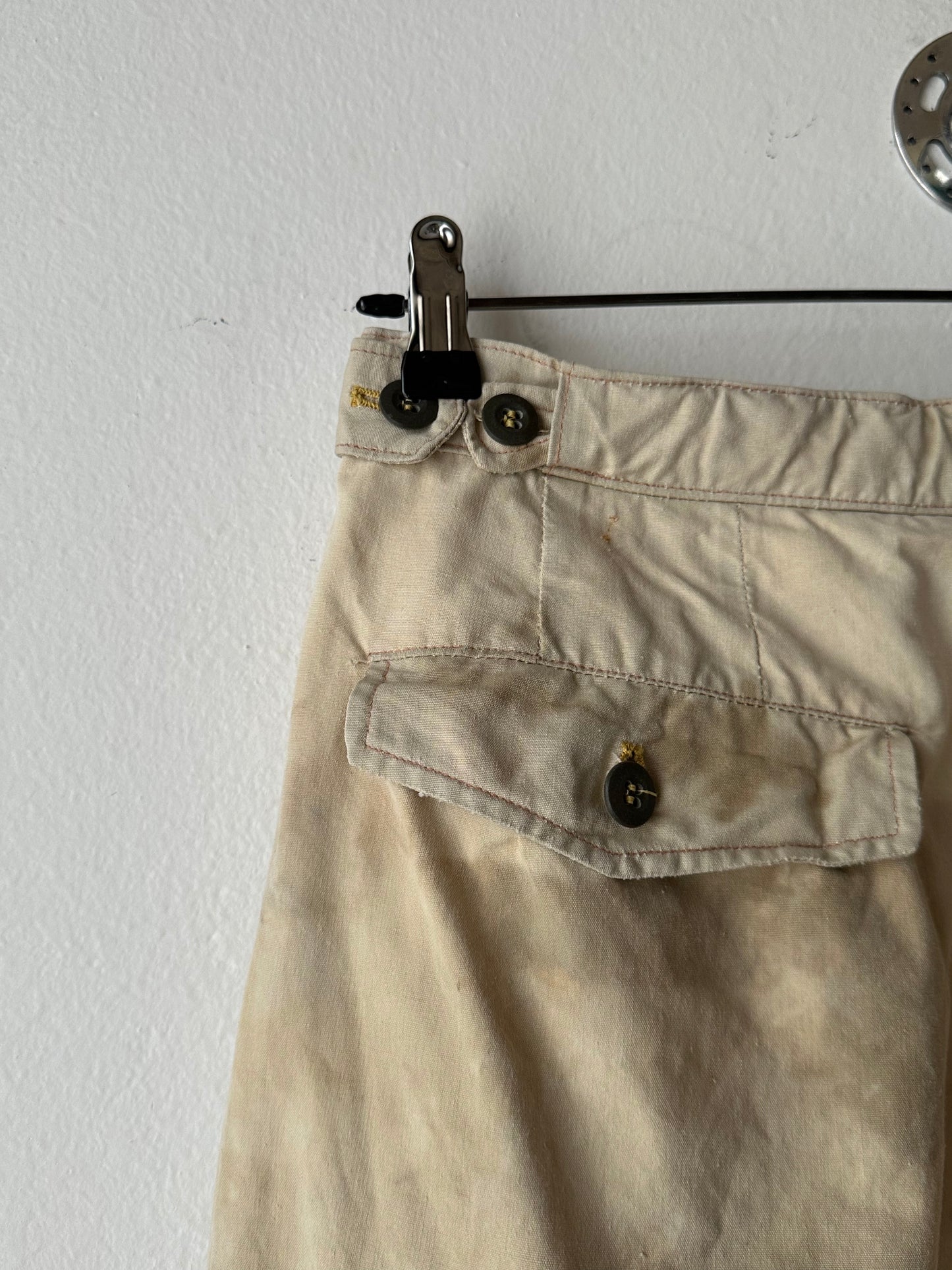Vintage Czechoslovak military work trousers - w30