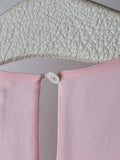 pure baby pink silk