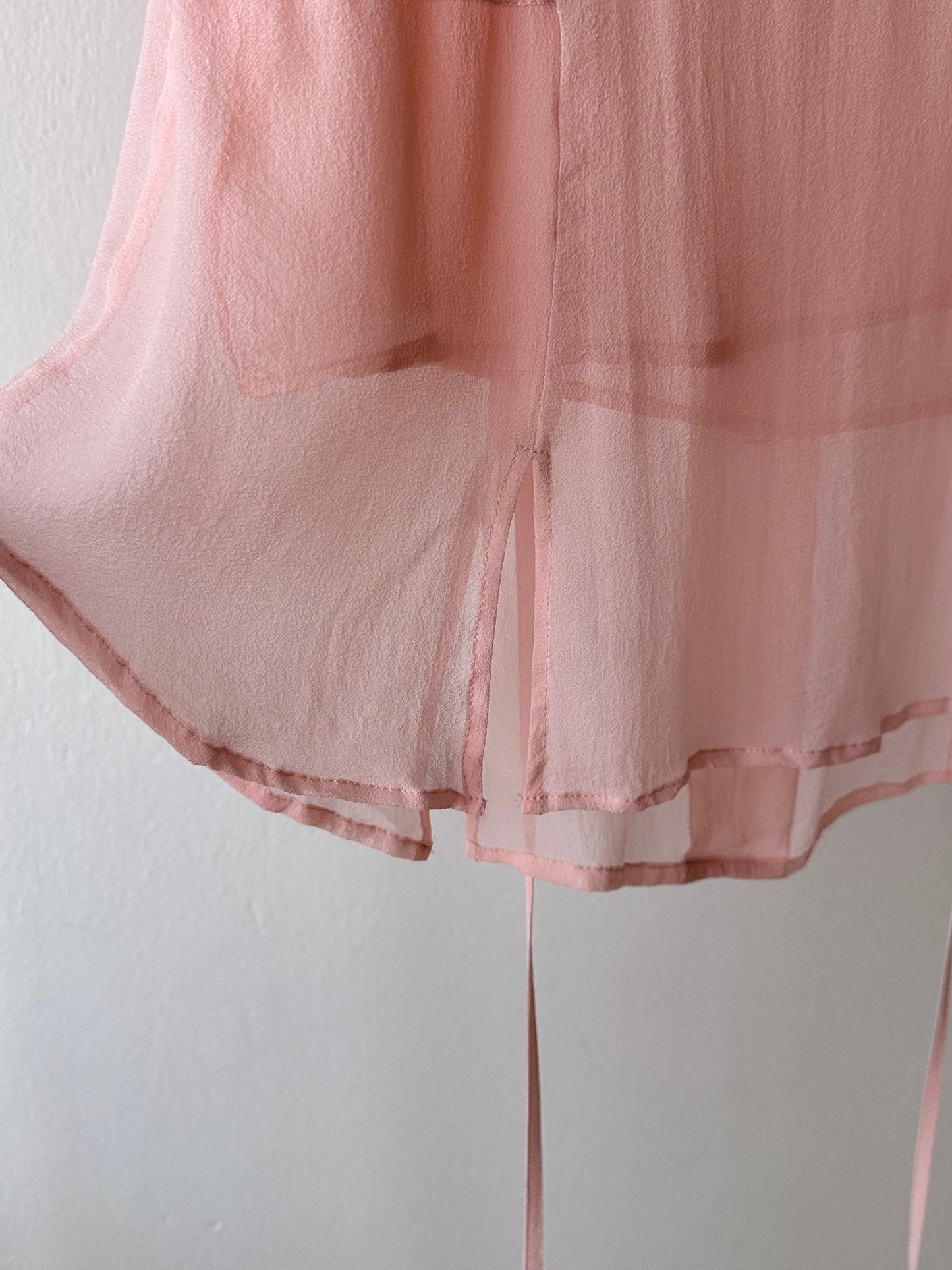 pure baby pink silk