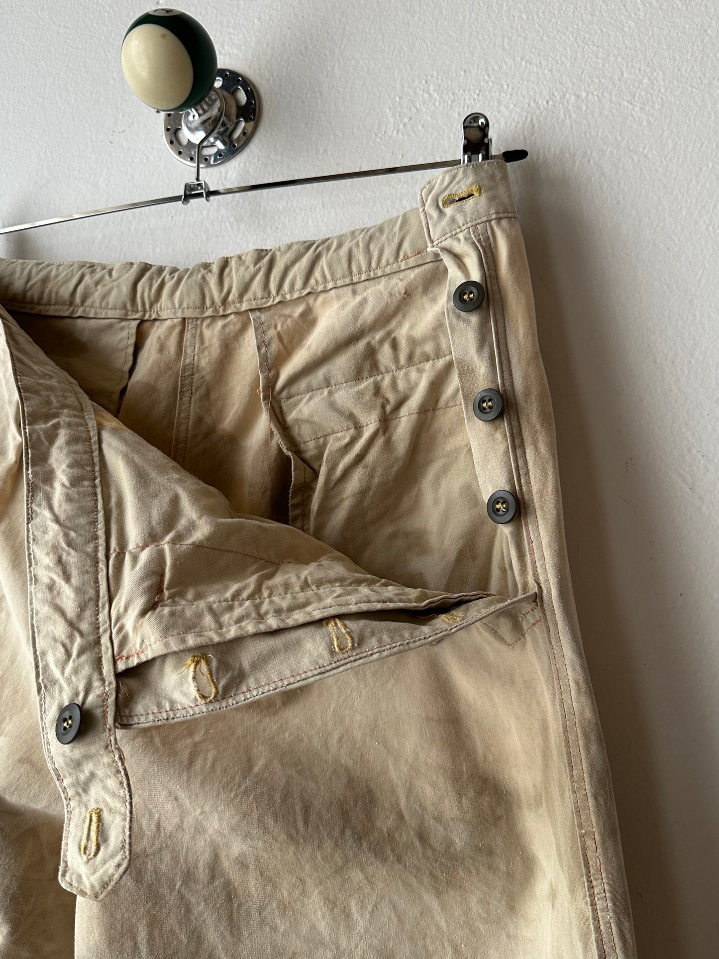 Vintage Czechoslovak military work trousers - w30