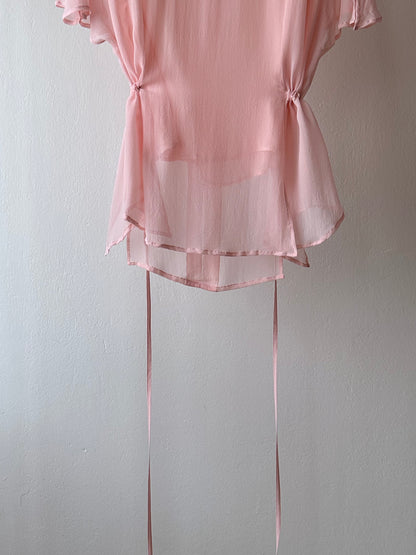 pure baby pink silk