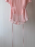 pure baby pink silk