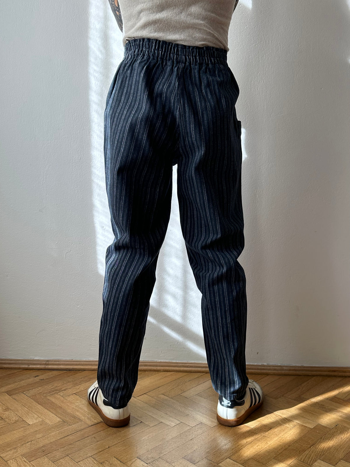 Cotton striped trousers - w24-36