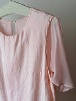 pure baby pink silk