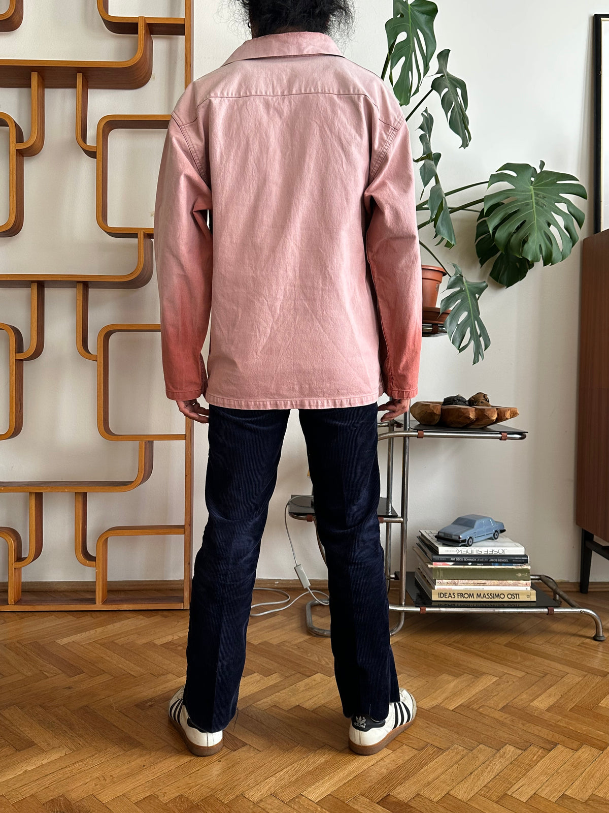 1980s French La Glazik cotton smock