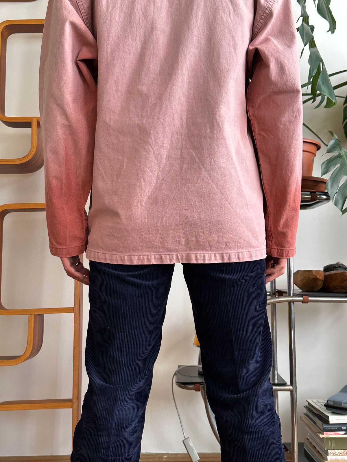 1980s French La Glazik cotton smock