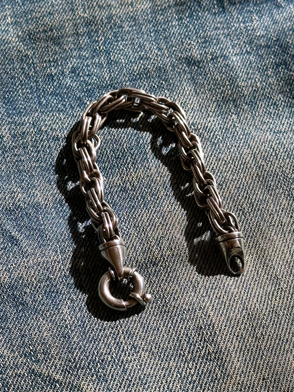 Triskelion weave bracelet Ag925