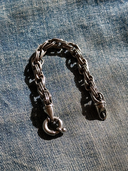 Triskelion weave bracelet Ag925