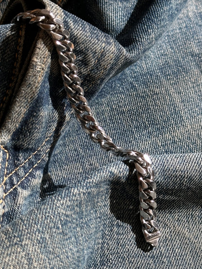 OPS curb chain bracelet Ag925