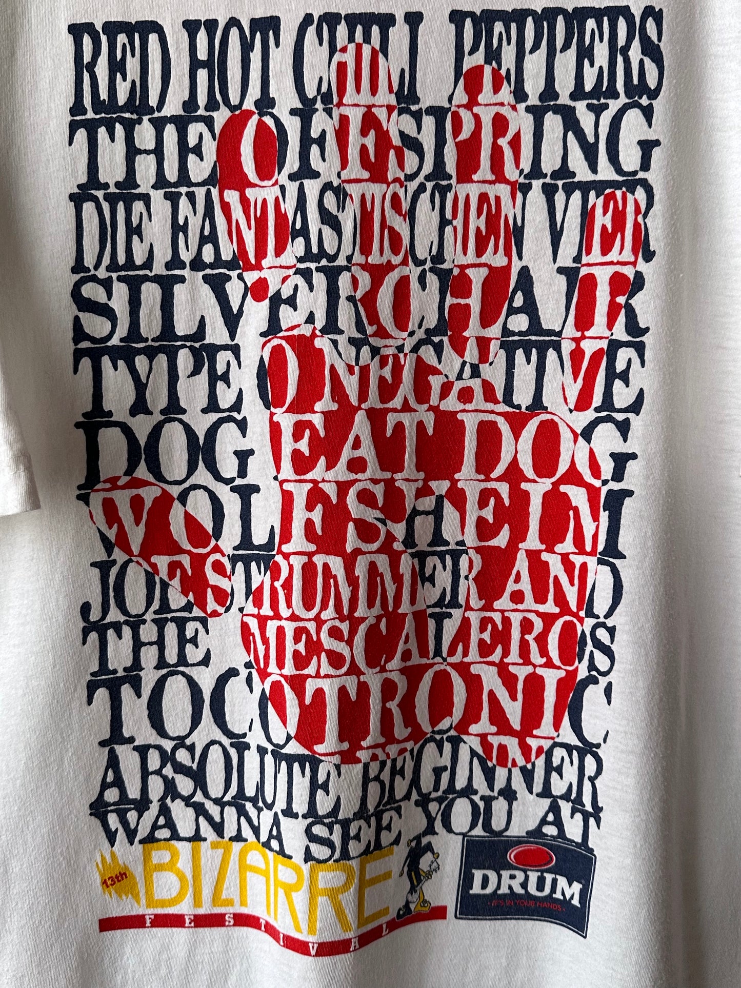 1999 Bizarre festival 90s t shirt tee band t shirt vintage 1990s 90年代 ユーロ古着 ヨーロッパ古着