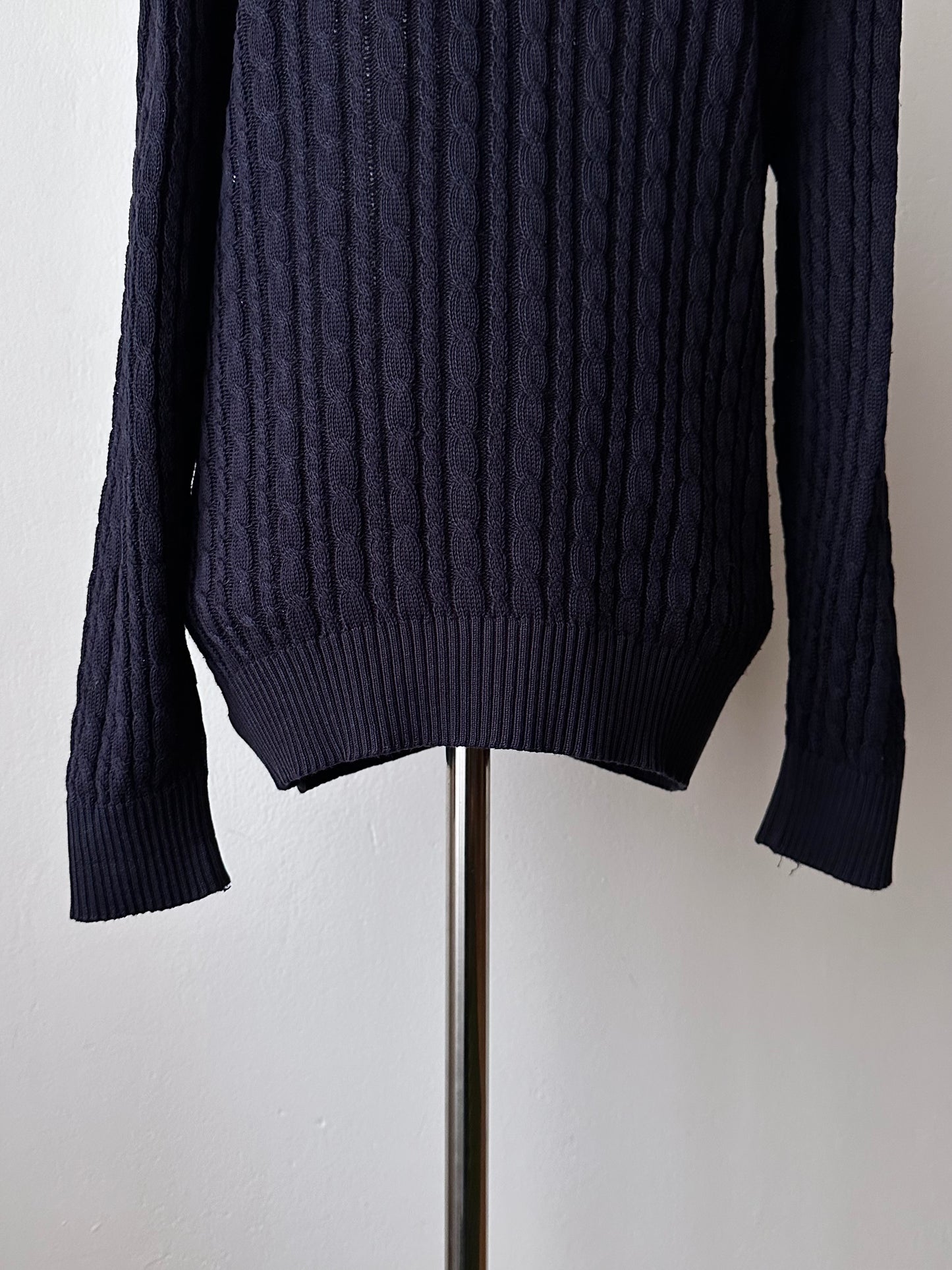 Early 90s CELINE cotton cardigan with gold-buttons