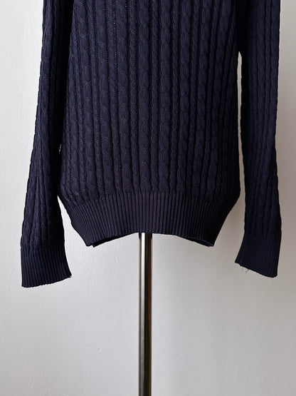 Early 90s CELINE cotton cardigan with gold-buttons