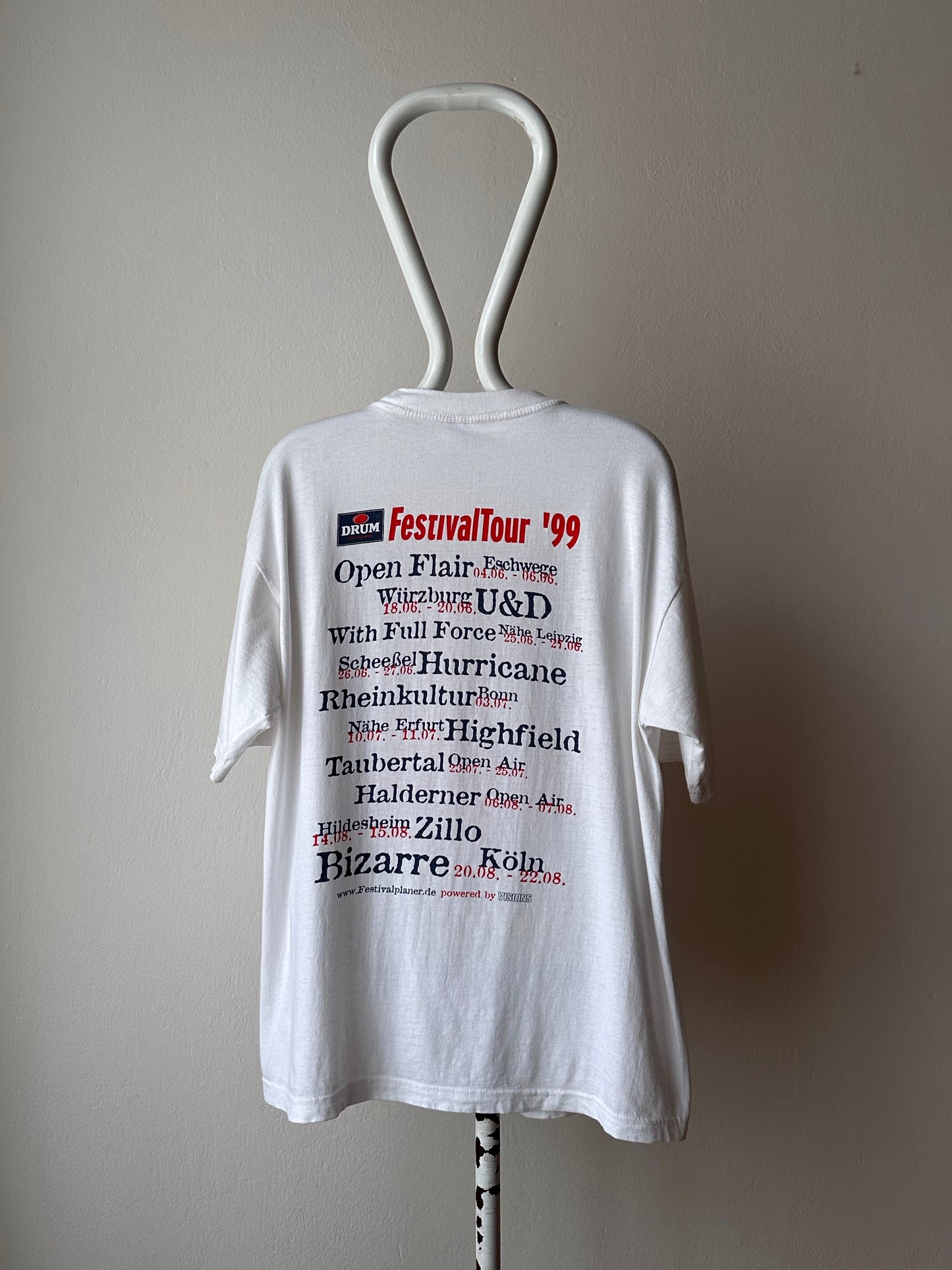 1999 Bizarre festival 90s t shirt tee band t shirt vintage 1990s 90年代 ユーロ古着 ヨーロッパ古着