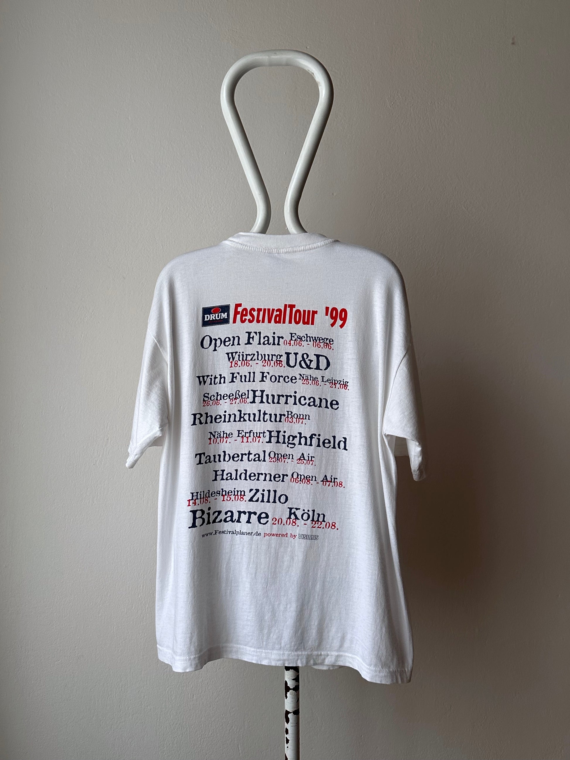 1999 Bizarre festival 90s t shirt tee band t shirt vintage 1990s 90年代 ユーロ古着 ヨーロッパ古着