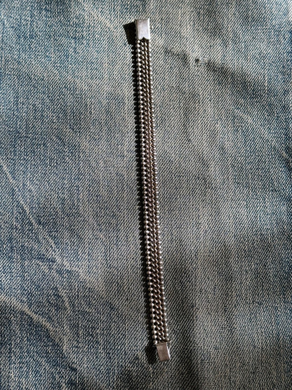 Weaving band bracelet Ag835